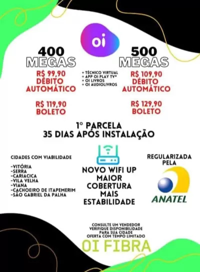 Oi Fibra Internet