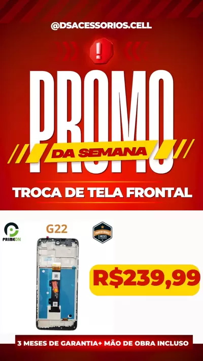 Troca de Tela Frontal G22