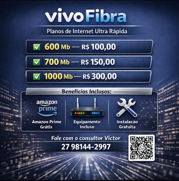 Internet Vivo Fibra WIFI