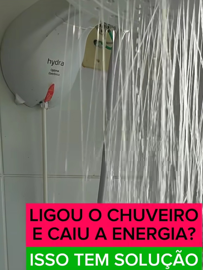 Instalação de chuveiro