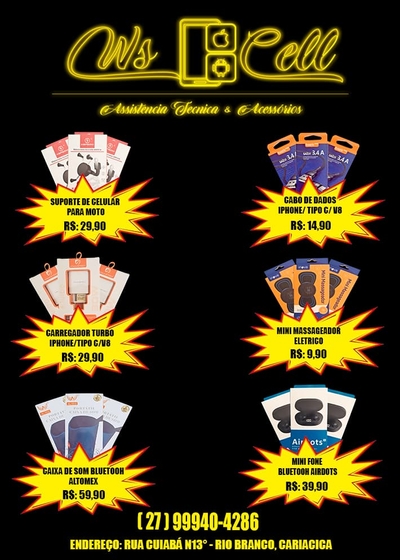 WS CELL ASSISTÊNCIA TÉCNICA e ACESSÓRIOS