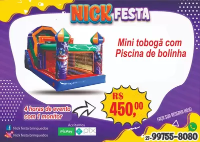 Mini Tobogã com Piscina de Bolinhas