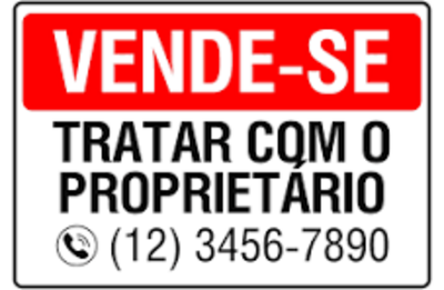 Placa de Acm Vende-se esta Casa