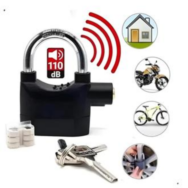 Cadeado Sonoro Anti Furto