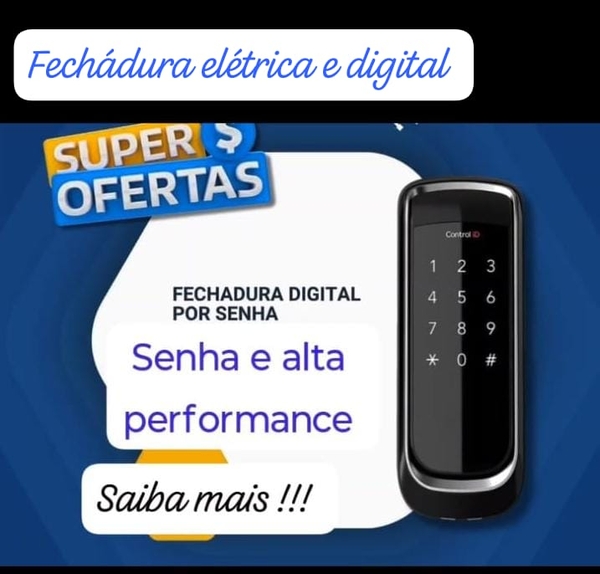 Fechadura Digital Elétrica