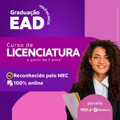 GRADUAÇÃO EAD LICENCIATURA EM CIÊNCIAS DA RELIGIÃO - SEMI PRESENCIAL