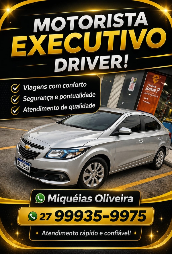 Motorista Executivo Miquéias Oliveira