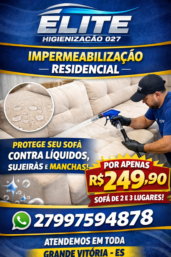 Higienização e Impeabilização