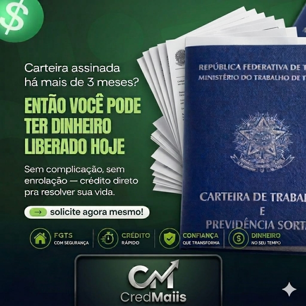 FGTS Para Carteira Assinada Há Mais de 3 Meses