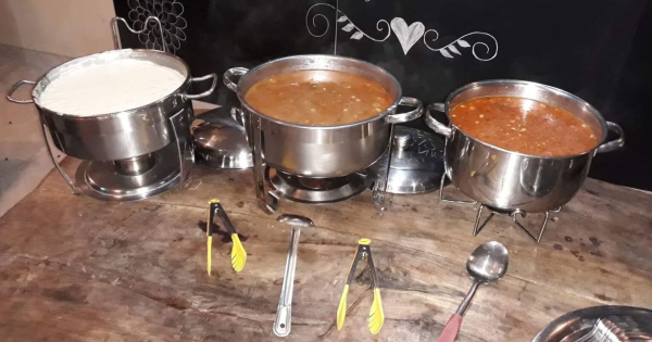 Aluguel de Rechaud Redondo para Molhos