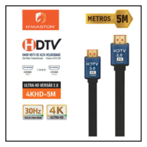 Cabo HDTV  -  HDMI 5 Metros